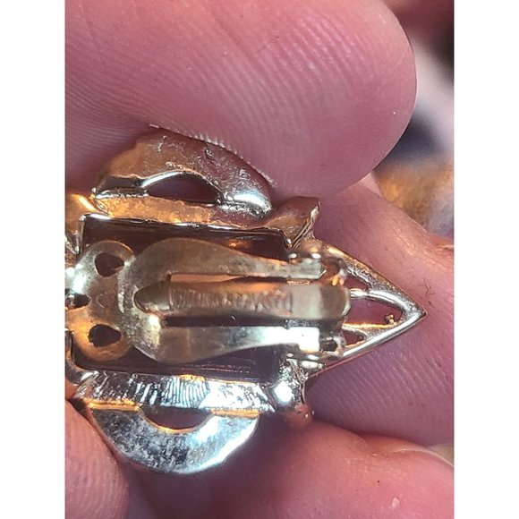 VINTAGE WHITING AND DAVIS EARRINGS - Picture 6 of 7